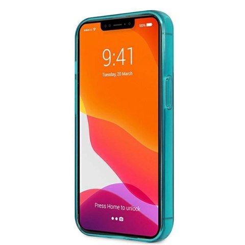 Karl Lagerfeld KLHCP13LCHTRB iPhone 13 Pro / 13 6,1" niebieski/blue hardcase Glitter Choupette Fluo Karl Lagerfeld KLHCP13LCHTRB iPhone 13 Pro / 13 6,1" niebieski/blue hardcase Glitter Choupette Fluo