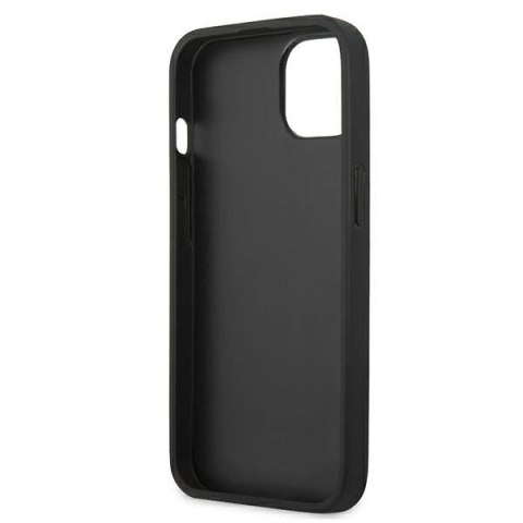 Karl Lagerfeld KLHCP13SSAKICKCBK iPhone 13 mini 5,4" czarny/black hardcase Saffiano Karl & Choupette Karl Lagerfeld KLHCP13SSAKICKCBK iPhone 13 mini 5,4" czarny/black hardcase Saffiano Karl & Choupette