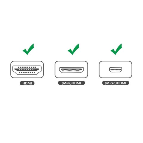 Ugreen przejściówka adapter ze złącza HDMI Typ A (żeński) na mini HDMI (męski) / micro HDMI (męski) czarny (20144) Ugreen przejściówka adapter ze złącza HDMI Typ A (żeński) na mini HDMI (męski) / micro HDMI (męski) czarny (20144)