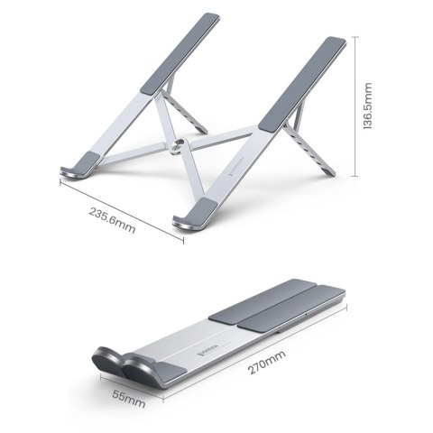 Ugreen składana regulowana podstawka pod laptopa srebrny (LP451) Ugreen składana regulowana podstawka pod laptopa srebrny (LP451)