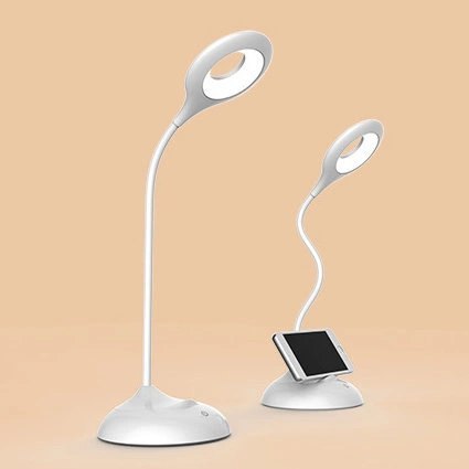 Bezprzewodowa lampka LED do czytania z klipsem + kabel micro USB biały Bezprzewodowa lampka LED do czytania z klipsem + kabel micro USB biały
