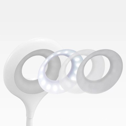 Bezprzewodowa lampka LED do czytania z klipsem + kabel micro USB biały Bezprzewodowa lampka LED do czytania z klipsem + kabel micro USB biały