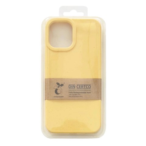 Eco Case etui do iPhone 12 mini silikonowy pokrowiec obudowa do telefonu żółty Eco Case etui do iPhone 12 mini silikonowy pokrowiec obudowa do telefonu żółty