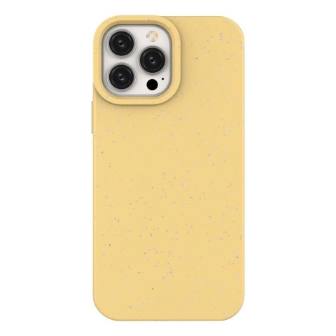 Eco Case etui do iPhone 13 Pro Max silikonowy pokrowiec obudowa do telefonu żółty Eco Case etui do iPhone 13 Pro Max silikonowy pokrowiec obudowa do telefonu żółty
