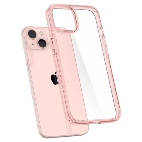 Etui Spigen Ultra Hybrid na iPhone 13 - różowo-przezroczyste Etui Spigen Ultra Hybrid na iPhone 13 - różowo-przezroczyste