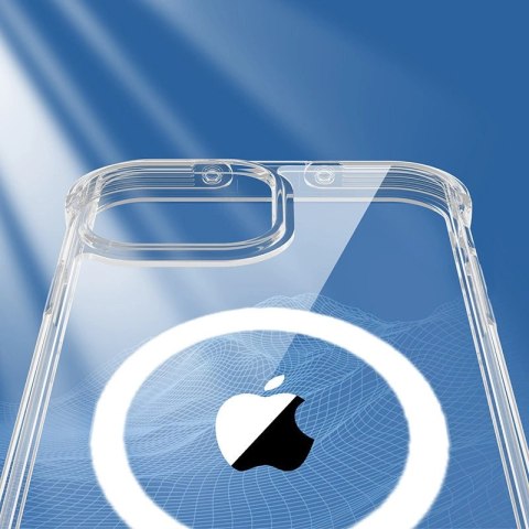 Joyroom Magnetic Defender magnetyczne etui do iPhone 13 Pro pancerny pokrowiec z haczykami podstawką przezroczysty (kompatybilne Joyroom Magnetic Defender magnetyczne etui do iPhone 13 Pro pancerny pokrowiec z haczykami podstawką przezroczysty (kompatybilne