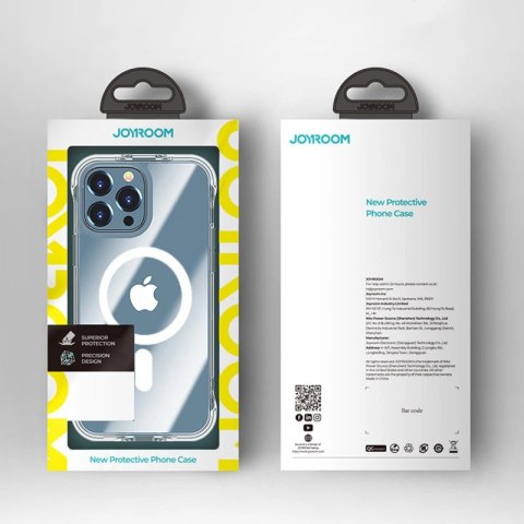 Joyroom Magnetic Defender magnetyczne etui do iPhone 13 Pro pancerny pokrowiec z haczykami podstawką przezroczysty (kompatybilne Joyroom Magnetic Defender magnetyczne etui do iPhone 13 Pro pancerny pokrowiec z haczykami podstawką przezroczysty (kompatybilne