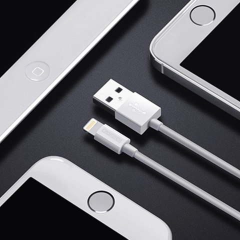 Kabel Choetech IP0027 USB-A - Lightning MFi 1.8m - biały Kabel Choetech IP0027 USB-A - Lightning MFi 1.8m - biały