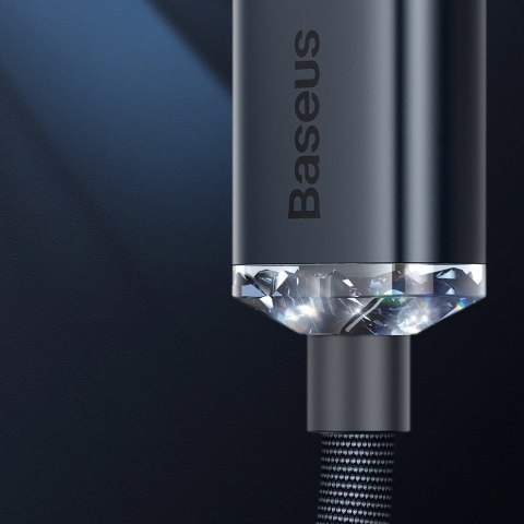 Baseus Crystal Shine Series kabel przewód USB do szybkiego ładowania i transferu danych USB Typ A - Lightning 2,4A 1,2m czarny ( Baseus Crystal Shine Series kabel przewód USB do szybkiego ładowania i transferu danych USB Typ A - Lightning 2,4A 1,2m czarny (
