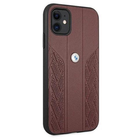 Etui BMW Leather Curve Perforate na iPhone 11 / Xr - czerwone Etui BMW Leather Curve Perforate na iPhone 11 / Xr - czerwone