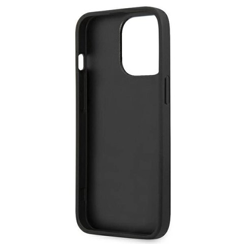 Etui Karl Lagerfeld Leather Ikonik Karl's Head Metal na iPhone 13 Pro / 13 6,1" - różowe Etui Karl Lagerfeld Leather Ikonik Karl's Head Metal na iPhone 13 Pro / 13 6,1" - różowe