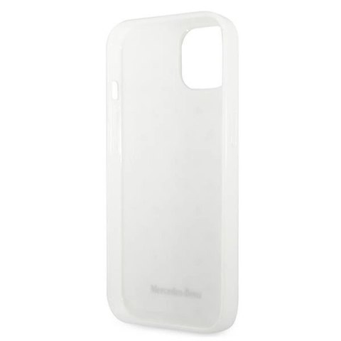 Etui Mercedes Silver Stars Pattern na iPhone 13 mini - białe