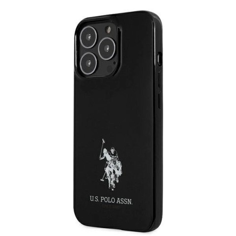 Etui U.S. Polo Assn. Horses Logo na iPhone 13 Pro / iPhone 13 - czarne Etui U.S. Polo Assn. Horses Logo na iPhone 13 Pro / iPhone 13 - czarne