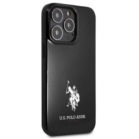 Etui U.S. Polo Assn. Horses Logo na iPhone 13 Pro / iPhone 13 - czarne Etui U.S. Polo Assn. Horses Logo na iPhone 13 Pro / iPhone 13 - czarne