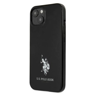 Etui U.S. Polo Assn. Horses Logo na iPhone 13 mini - czarne
