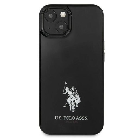 Etui U.S. Polo Assn. Horses Logo na iPhone 13 mini - czarne