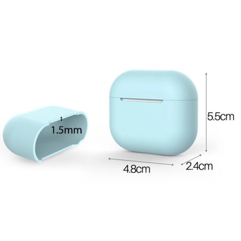Etui do AirPods 3 silikonowy miękki pokrowiec na słuchawki biały (case C) Etui do AirPods 3 silikonowy miękki pokrowiec na słuchawki biały (case C)