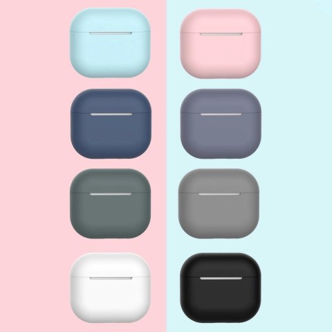 Etui do AirPods 3 silikonowy miękki pokrowiec na słuchawki biały (case C) Etui do AirPods 3 silikonowy miękki pokrowiec na słuchawki biały (case C)
