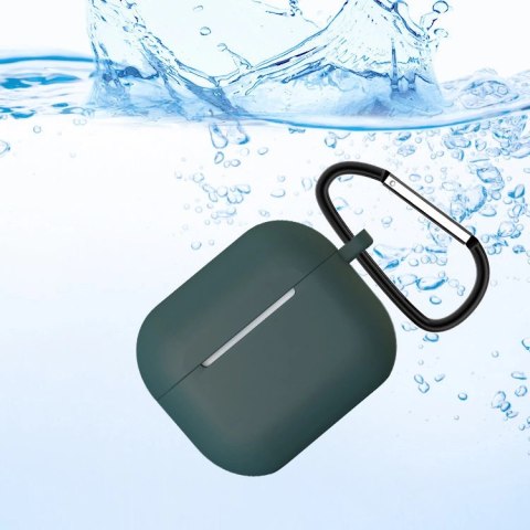 Etui do AirPods 3 silikonowy miękki pokrowiec na słuchawki + brelok karabińczyk zawieszka różowy (case D) Etui do AirPods 3 silikonowy miękki pokrowiec na słuchawki + brelok karabińczyk zawieszka różowy (case D)