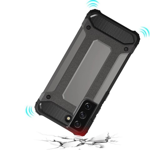 Hybrid Armor pancerne hybrydowe etui pokrowiec Samsung Galaxy S22+ (S22 Plus) czarny