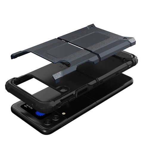 Hybrid Armor pancerne hybrydowe etui pokrowiec Samsung Galaxy Z Flip 3 czarny Hybrid Armor pancerne hybrydowe etui pokrowiec Samsung Galaxy Z Flip 3 czarny