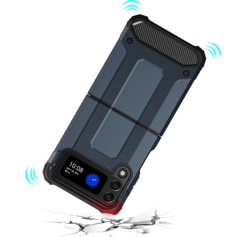 Hybrid Armor pancerne hybrydowe etui pokrowiec Samsung Galaxy Z Flip 3 czarny Hybrid Armor pancerne hybrydowe etui pokrowiec Samsung Galaxy Z Flip 3 czarny