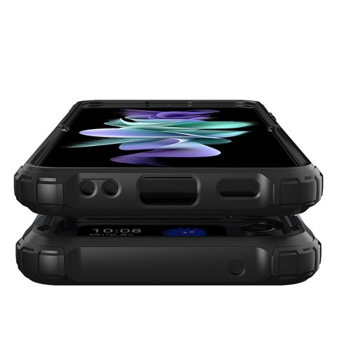 Hybrid Armor pancerne hybrydowe etui pokrowiec Samsung Galaxy Z Flip 3 czarny Hybrid Armor pancerne hybrydowe etui pokrowiec Samsung Galaxy Z Flip 3 czarny