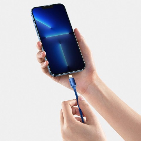 Kabel Baseus CAJY000303 Lightning - USB-C PD 20W 480Mb/s 2m - niebieski