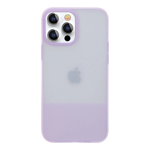 Kingxbar Plain Series etui pokrowiec do iPhone 13 Pro Max silikonowa obudowa fioletowy Kingxbar Plain Series etui pokrowiec do iPhone 13 Pro Max silikonowa obudowa fioletowy