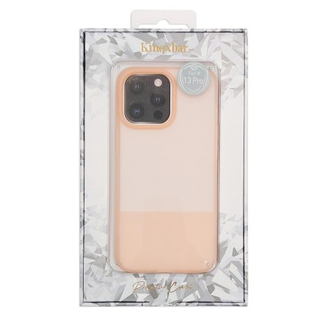 Kingxbar Plain Series etui pokrowiec do iPhone 13 Pro Max silikonowa obudowa różowy