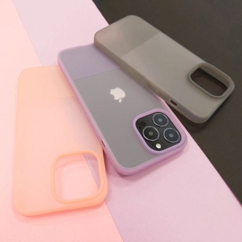 Kingxbar Plain Series etui pokrowiec do iPhone 13 silikonowa obudowa szary