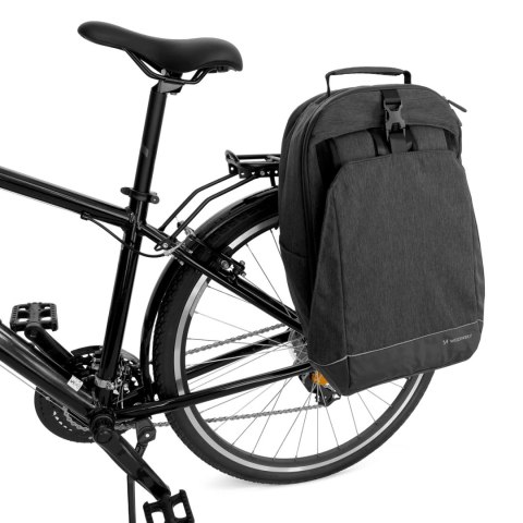 Wozinsky torba rowerowa na bagażnik plecak rowerowy ze stelażem 2w1 30l czarny (WBB33BK) Wozinsky torba rowerowa na bagażnik plecak rowerowy ze stelażem 2w1 30l czarny (WBB33BK)