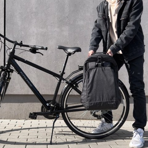 Wozinsky torba rowerowa na bagażnik plecak rowerowy ze stelażem 2w1 30l czarny (WBB33BK) Wozinsky torba rowerowa na bagażnik plecak rowerowy ze stelażem 2w1 30l czarny (WBB33BK)