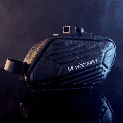 Wozinsky torba rowerowa pod siodełko wodoodporna 1,5 l czarna (WBB27BK) Wozinsky torba rowerowa pod siodełko wodoodporna 1,5 l czarna (WBB27BK)
