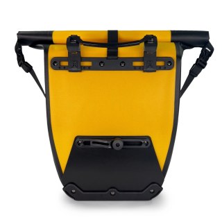 Wozinsky wodoodporna torba rowerowa sakwa na bagażnik 25l żółty (WBB24YE)