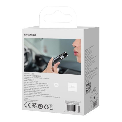 Baseus alkomat elektroniczny bezustnikowy LCD czarny Baseus alkomat elektroniczny bezustnikowy LCD czarny