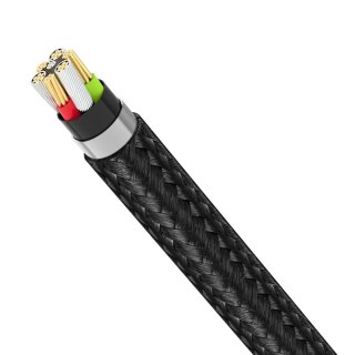 Devia kabel 3w1 Gracious EC048 USB - Lightning + USB-C + MicroUSB 1,2 m 3A czarny