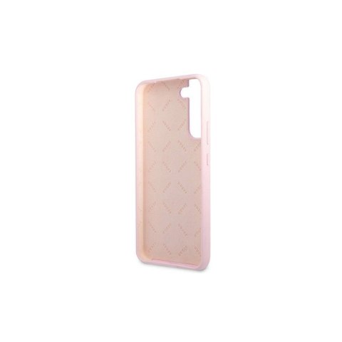 Guess nakładka do Samsung Galaxy S22 Plus GUHCS22MLSLMGLA lawenda hardcase Silicone Script Metal Logo