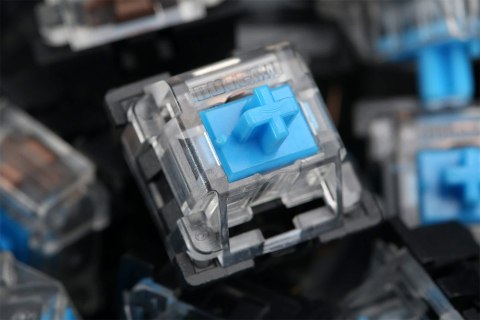 Liocat klawiatura gamingowa KX 365+ CM mechaniczna qwerty outemu blue czarna Liocat klawiatura gamingowa KX 365+ CM mechaniczna qwerty outemu blue czarna