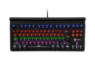 Liocat klawiatura gamingowa KX 366+ CM mechaniczna qwerty outemu red czarna
