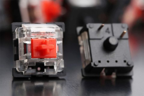 Liocat klawiatura gamingowa KX 366+ CM mechaniczna qwerty outemu red czarna Liocat klawiatura gamingowa KX 366+ CM mechaniczna qwerty outemu red czarna