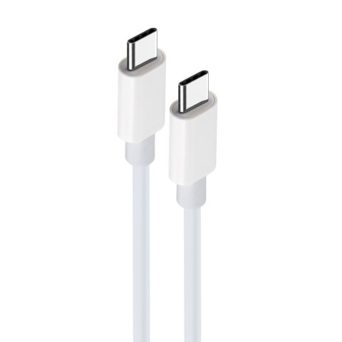Maxlife kabel MXUC-05 USB-C - USB-C 1,0 m 100W biały Maxlife kabel MXUC-05 USB-C - USB-C 1,0 m 100W biały
