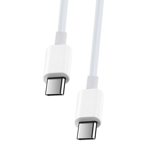 Maxlife kabel MXUC-05 USB-C - USB-C 1,0 m 100W biały Maxlife kabel MXUC-05 USB-C - USB-C 1,0 m 100W biały