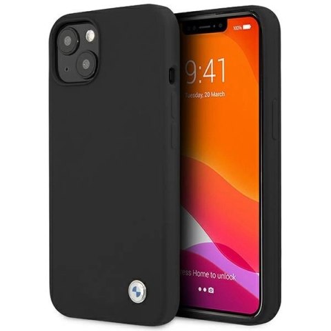 Etui BMW Silicone Signature na iPhone 13 mini - czarne Etui BMW Silicone Signature na iPhone 13 mini - czarne