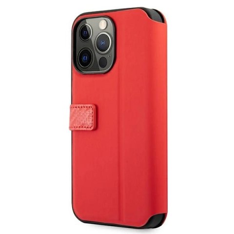 Etui Ferrari On Track Carbon Stripe na iPhone 13 Pro / iPhone 13 - czerwone Etui Ferrari On Track Carbon Stripe na iPhone 13 Pro / iPhone 13 - czerwone