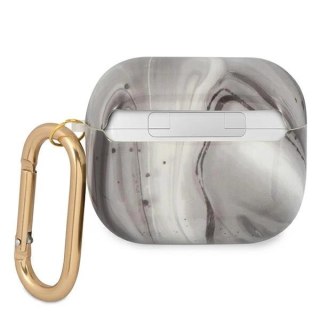 Etui Guess Marble Collection na AirPods 3 - czarne