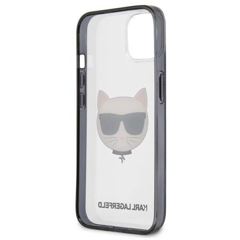 Etui Karl Lagerfeld Ikonik Choupette na iPhone 13 mini - przezroczyste