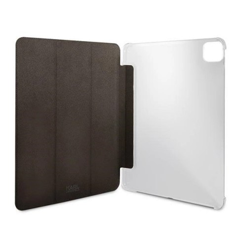 Etui Karl Lagerfeld Saffiano Karl&Choupette na iPad 12.9'' Pro 2021 - czarne