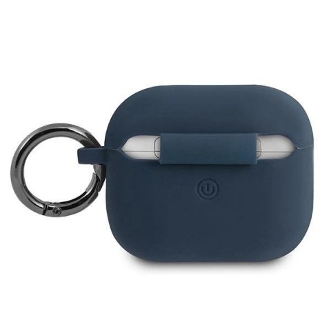 Etui U.S. Polo Assn. Silicone Collection na AirPods 3 - granatowe