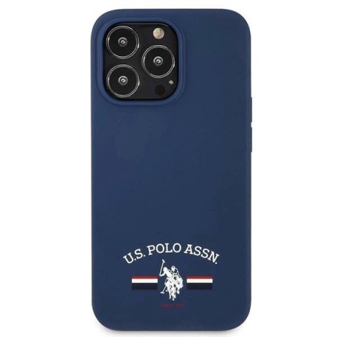 Etui U.S. Polo Assn. Silicone Collection na iPhone 13 Pro Max - granatowe Etui U.S. Polo Assn. Silicone Collection na iPhone 13 Pro Max - granatowe